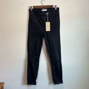 Madewell Black High-Rise Skinny Jeans
